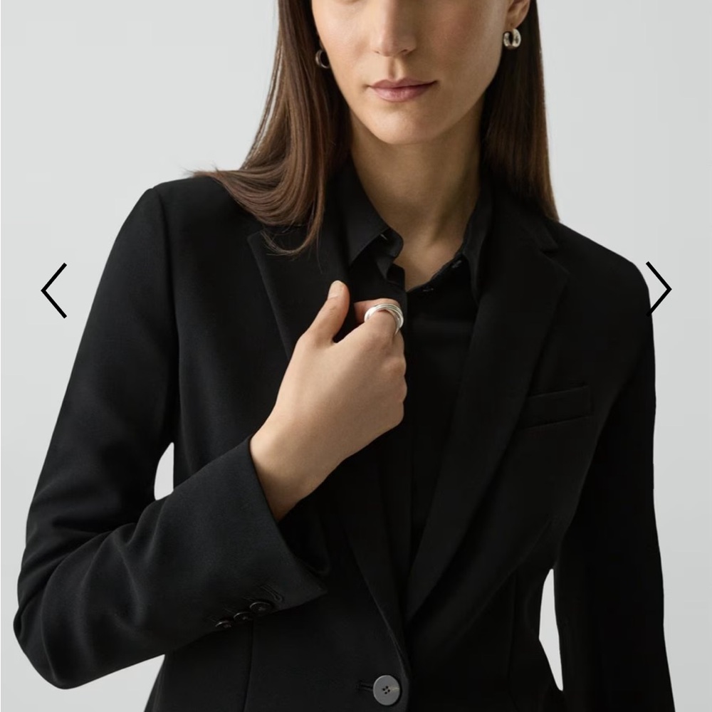 Theory Classic Charcoal Blazer - Picture 4 of 6